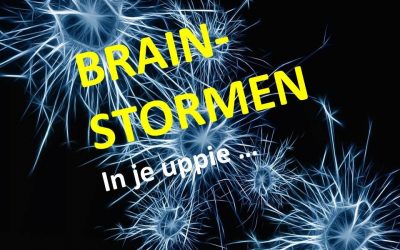 Brainstormen, in je uppie …